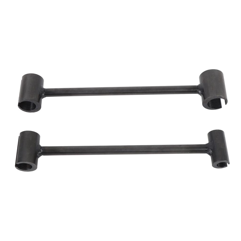 2 комплекта инструментов для регулировки дверных петель, стальная конструкция, двухголовочный гаечный ключ для ремонта зазоров петель