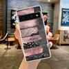Золотой Розовый Розовый Блестящий Сердечки Чехол для Телефона для Google Pixel 9 8 7 6 Pro XL 8A 7A 6A 5 4 5A 4A 3A XL 5G Мягкий Силиконовый Прозрачный Чехол