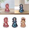 40cm Collectible Curly Hair Miniature Porcelain People Ceramic Doll for Ornament Gift Birthday Doll House Decoration Kids