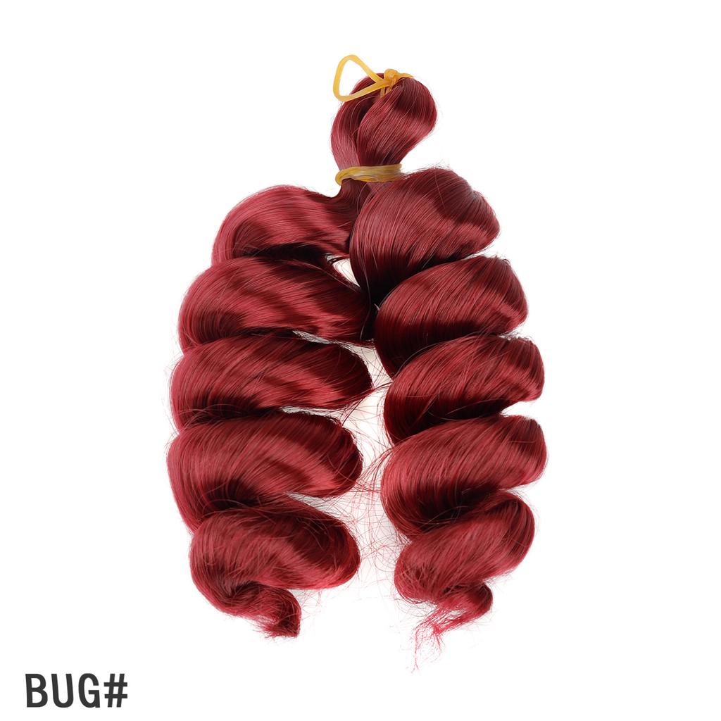 French Curl Crochet Braids Synthetic African Small Curly Braiding Hair Two Strand Spiral Curl Crochet Hair Extensions for Women