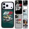 Чехол для телефона Initial D для iPhone 17 16 15 Pro Max Air 14 13 12 11 Plus Ударопрочный чехол