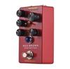 MOSKYAUDIO Гитара Distortion Педаль эффектов RED BROWN Distortion Гитара Бас Педаль эффектов Distortion