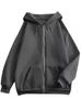 2024 Women's European & American Casual Warm Hooded Zipper Jacket