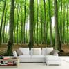3d Wallpaper Modern Green Forest Tree Photo Wall Mural Living Room Tv Sofa Restaurant Background Wall Mural