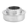 Outdoor Camping Picnic Stainless Steel Portable Mini Alcohol Stove Silver