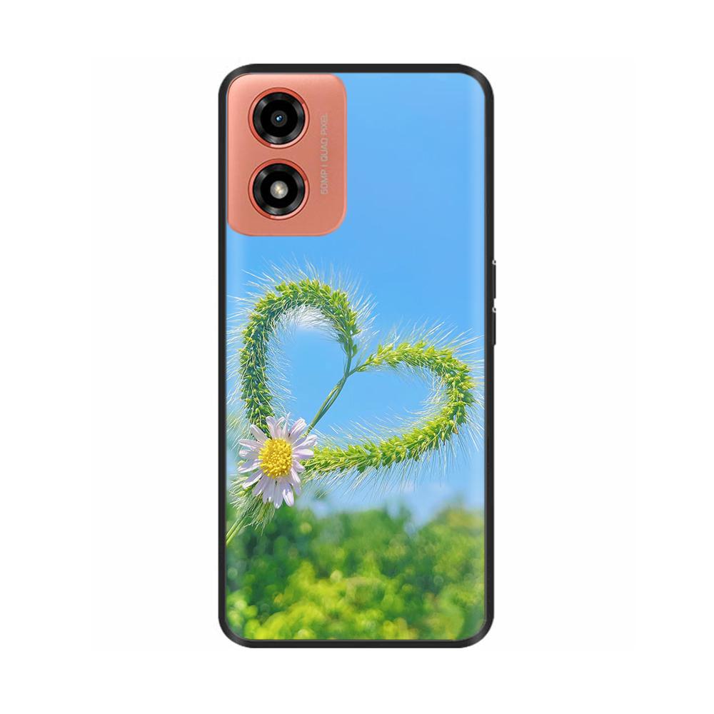 Case For Moto G04s Shockproof Black Soft Silicone Back Cover Phone Case on For Motorola Moto G04S G04 MotoG04 MotoG04s Bumper