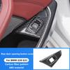 Car Styling Rear Door Open Button Cover Decorative Sticker for BMW 5 Series G30 G31 Carbon Fiber Pattern Interior