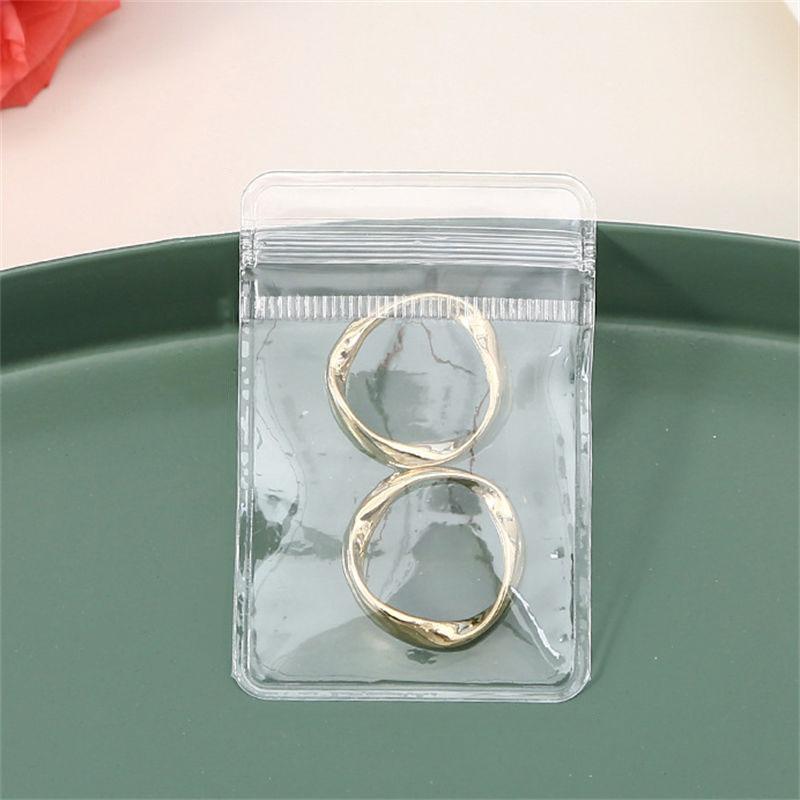 Transparent Waterproof and Moisture-proof 20PC Anti-Oxidation Storage Bag Jewelry Box Pressurizing Window