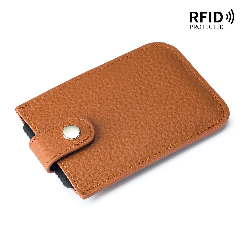 Многокарточный кошелек для карт с функцией выдвижения, RFID, новый кошелек для визиток, портативный ультратонкий кошелек для мелочи, женский, оптом