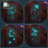 Rikaron Waterproof Luminous Butterfly Tattoo Stickers - Long-lasting, Realistic, Simple Japanese Washable Design for Dopamine Aesthetic.