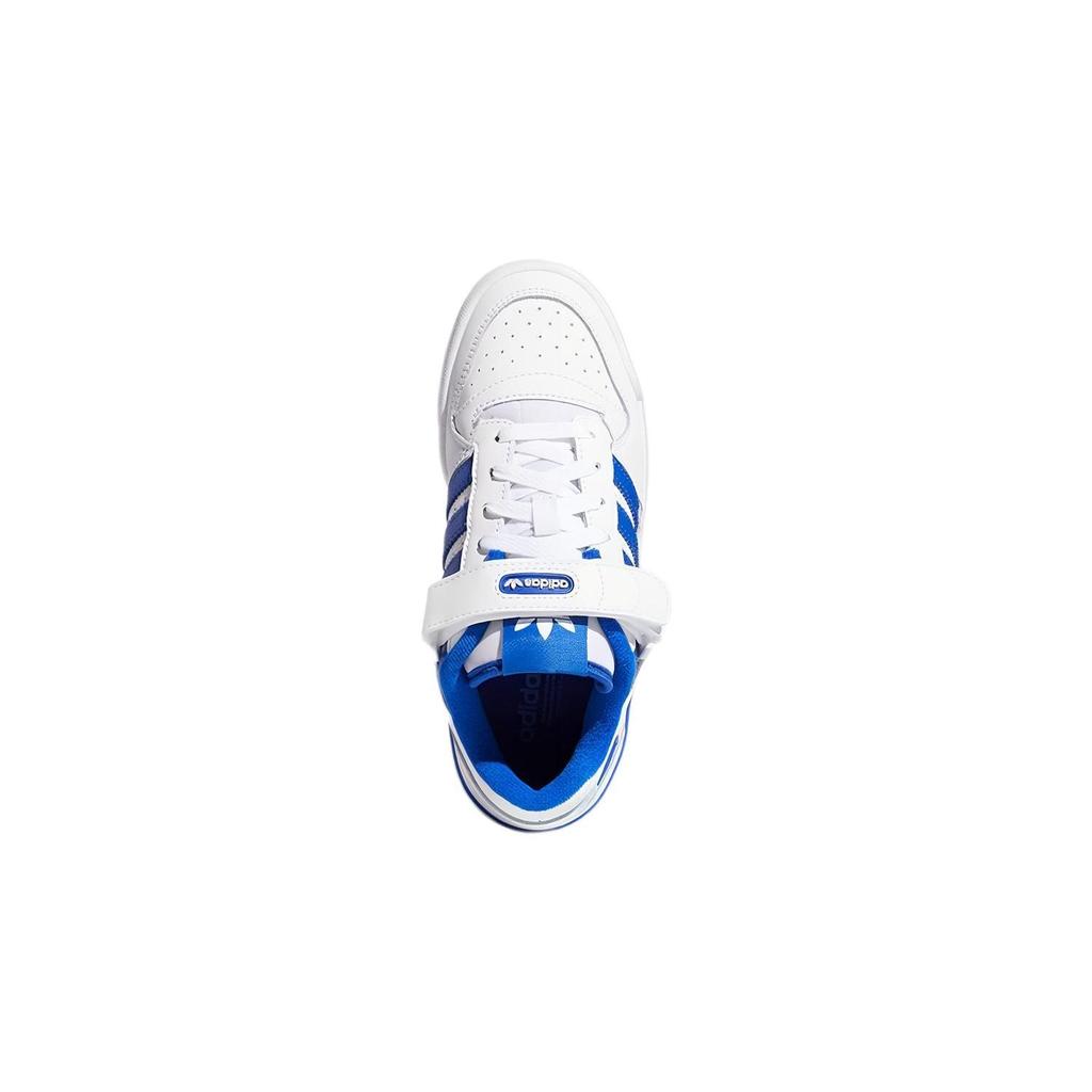 adidas Forum Low J White Royal Blue Детские кроссовки Cloud-White FY7974