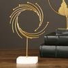 Iron Handmade Abstract Metal Sculpture Indoor Display Metal Artwork  Office Desktop Ornament