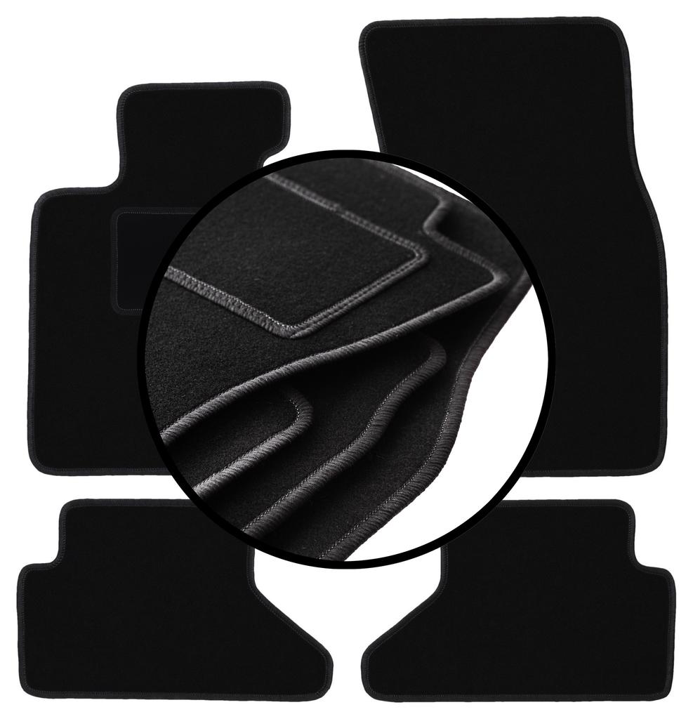 Set of velour floor mats for: BMW 6 E64 convertible (2003-2010)
