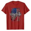 We The People Distressed Vertical American Flag Graphic Tshirt Patriotic Usa Casual Summer Veteran Unisex Gift Tee Cotton Tops