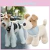 Plush Fox Terrier Toy Animal Dog Stuffed Doll Room Decoration Kids Gift 18cm