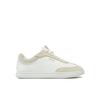Cupsole Lace Up Sneakers - Lth Sue Mix HW0HW02435 Beige