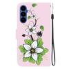 For Samsung Galaxy S26+ Wallet Phone Case Anti-Drop Pattern Printing Leather Flip Cover with Strap
