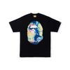Футболка Bape с принтом Tie Dye и головой обезьяны Big Ape 1I30-110-036