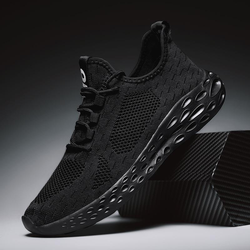 Men Shoes Fashion Ultra Light Men Casual Shoes Sports Tenis Masculino Breathable Man Walking Sneakers Flying Weave Soft Lace Up