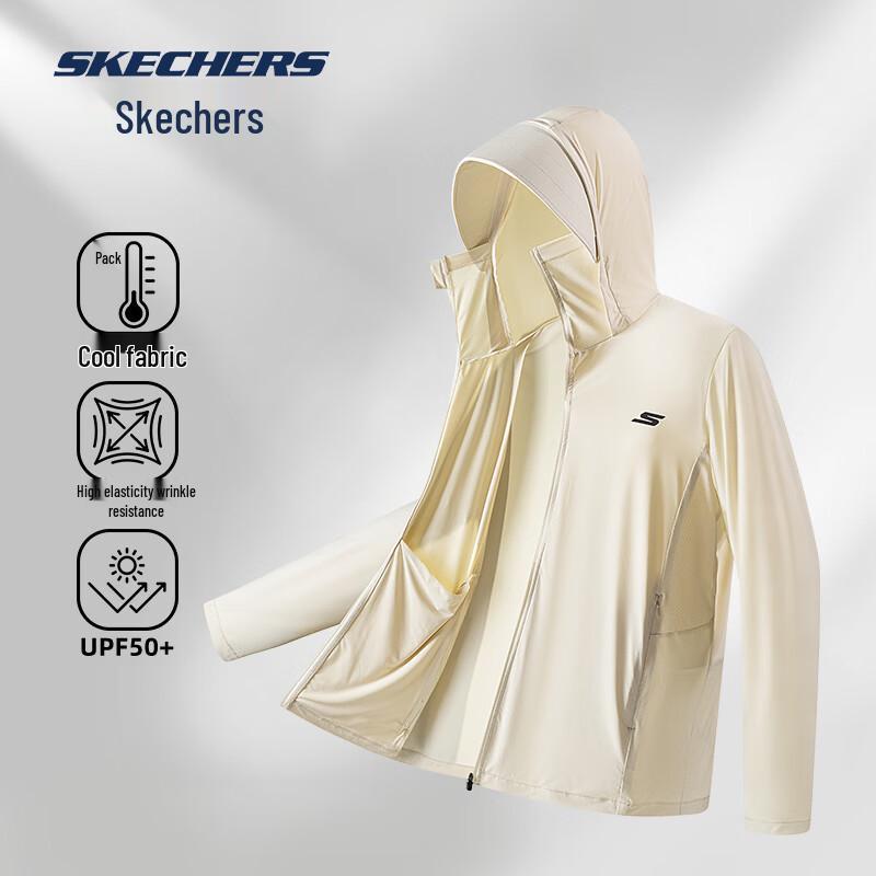 Skechers Унисекс Дышащая Быстросохнущая Куртка с Защитой от Солнца