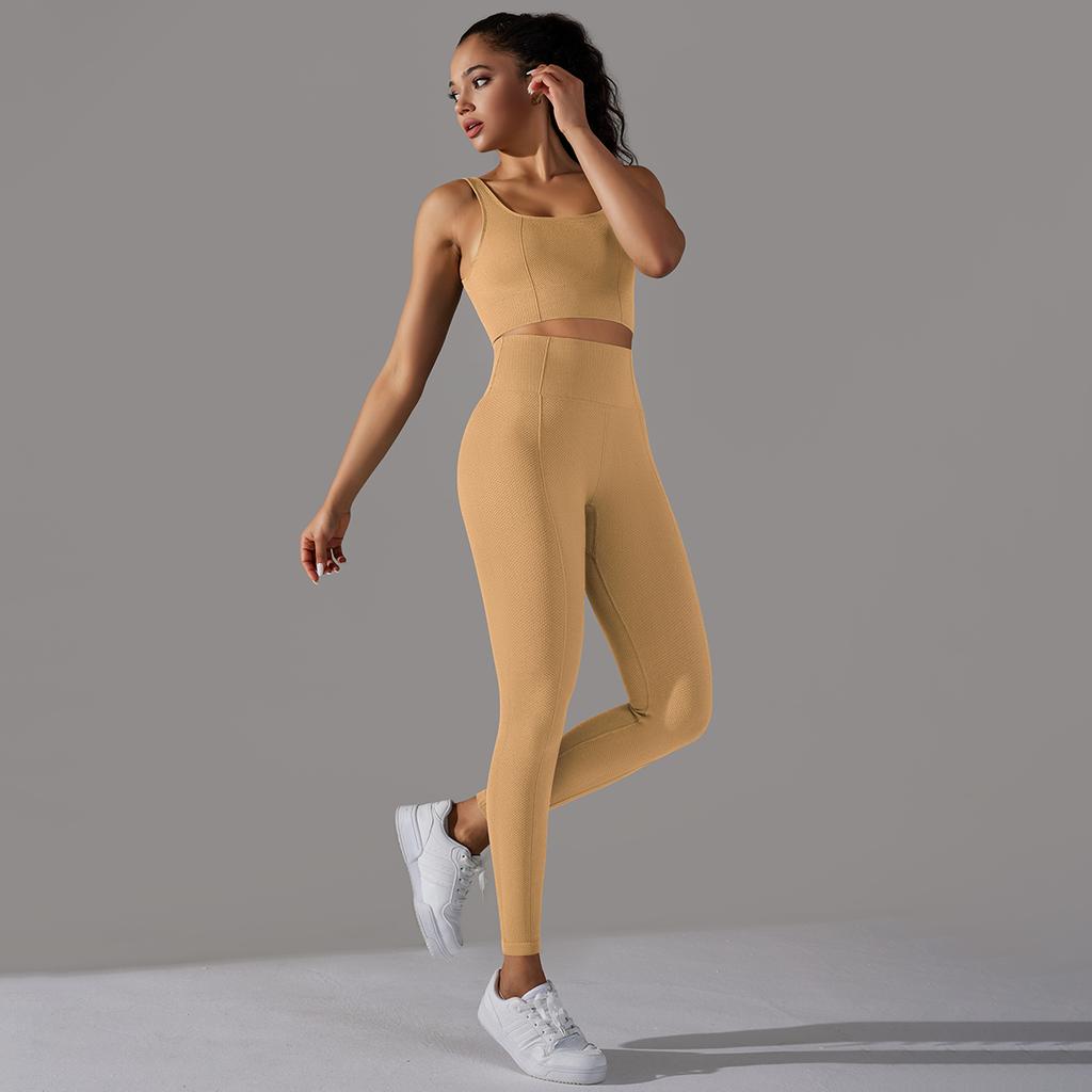 Auroth комплект из 2 предметов для йоги, женский спортивный костюм, бесшовная майка с высокой талией, эластичные колготки для йоги, комплекты для фитнеса