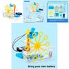 Homemade Hand Cranked Bubble Machine Model Component Set Children Puzzle Toy For Children Educational Physics Activity