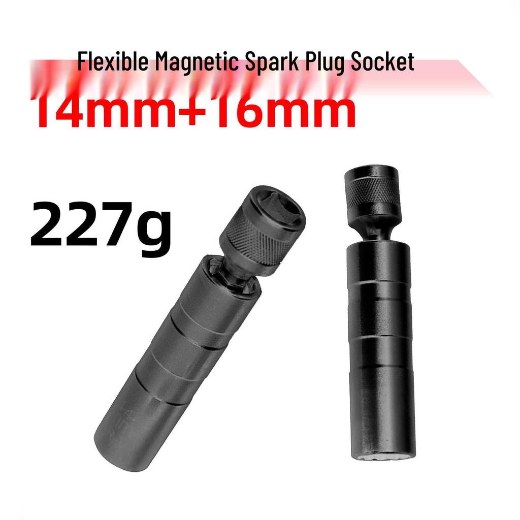 Yubei Magnetic Spark Plug Socket Wrench for 14mm & 16mm Car Auto Repair