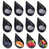 10Pcs Pastry Container Unbreakable Drop Appetizer Plates Reusable Sauce Dish Dessert Cups Plastic Ice Cream Cup Caviary