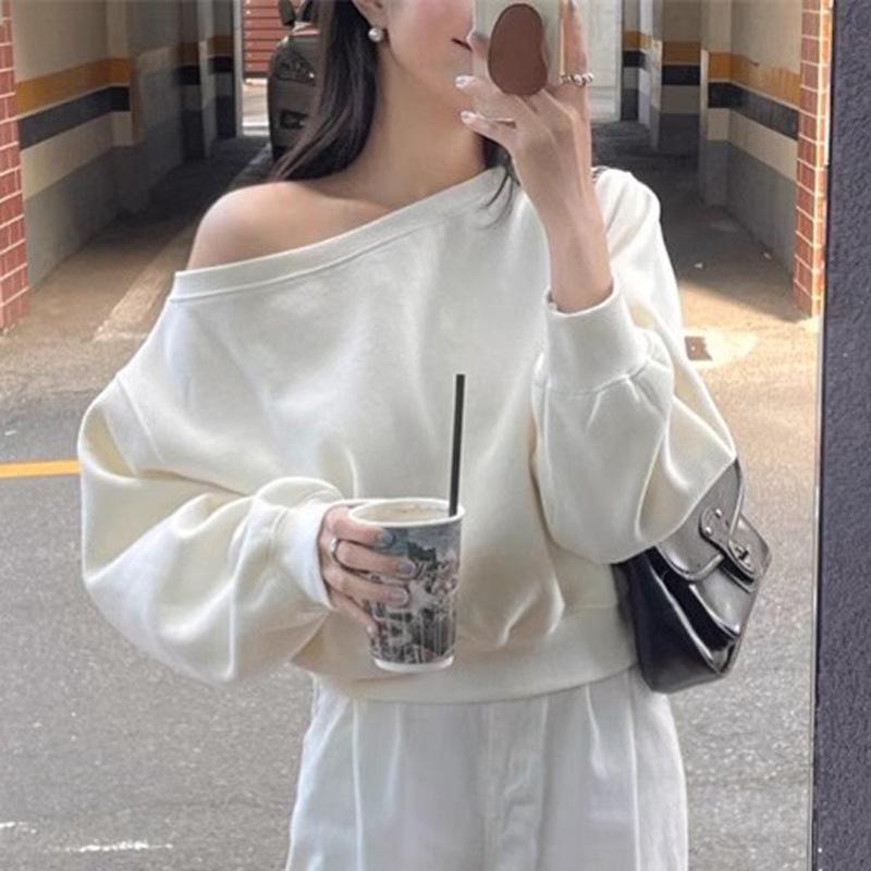 Женский свитер Dongdaemun Loose Shoulder от INS Style - Весна/Осень