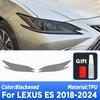 Car Headlight Protection Tint Anti-Scratch Black Protective Film TPU Stickers Cover For LEXUS ES 2018-2024  Accessories