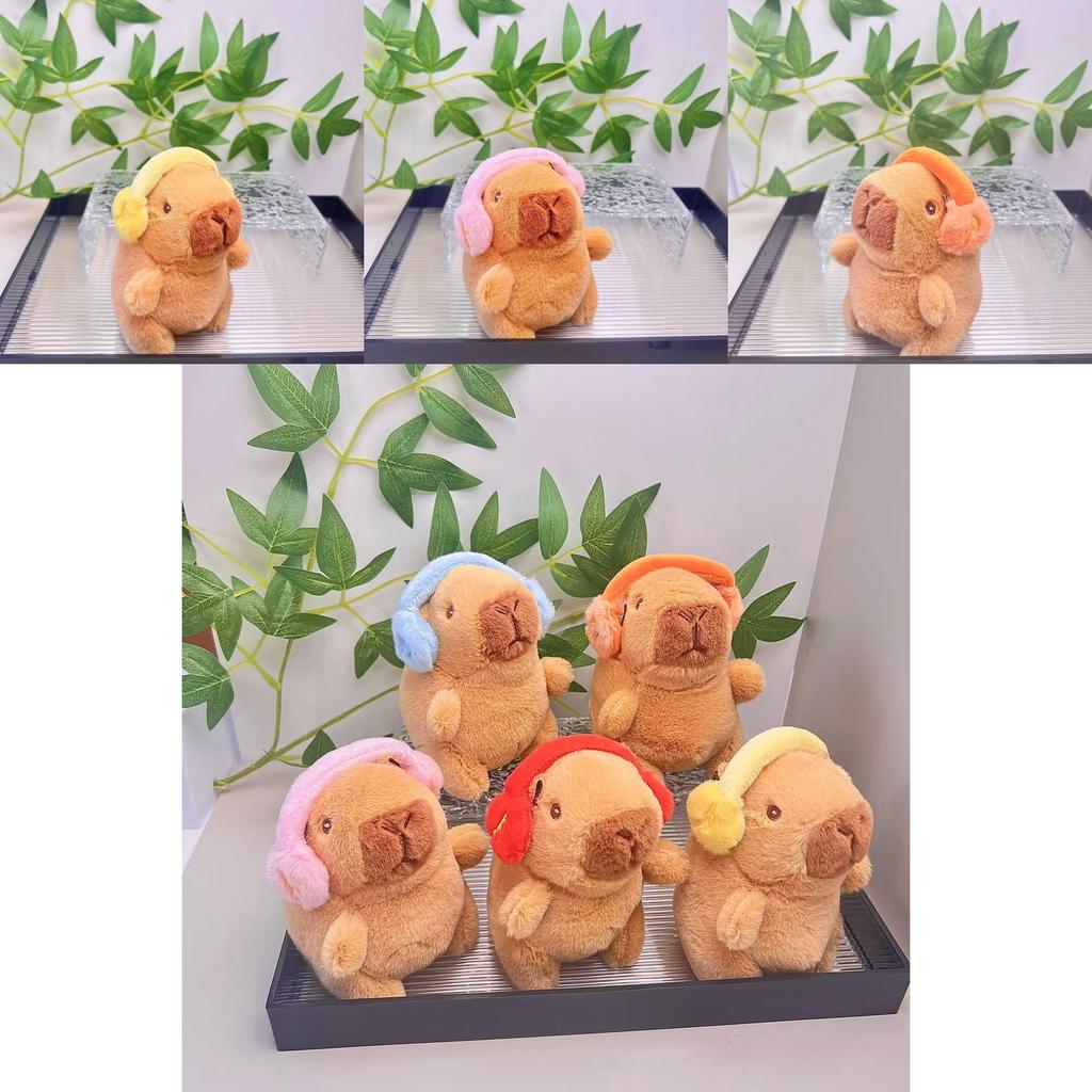 Cute Cartoon Capybara Plush Doll In Vibrant Colors Ideal For Gifts And Decoration
