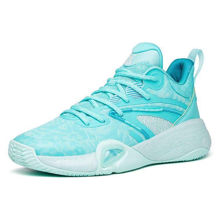 Anta Feather Cushioning Non-Slip Low-Top Basketball Shoes Men Sneakers Green 112211602Q-8