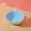 Macaron cat bowl ceramic pet bowl cat bowl dog bowl cat bowl with angled mouth for neck protection ceramic snack bowl water bowl