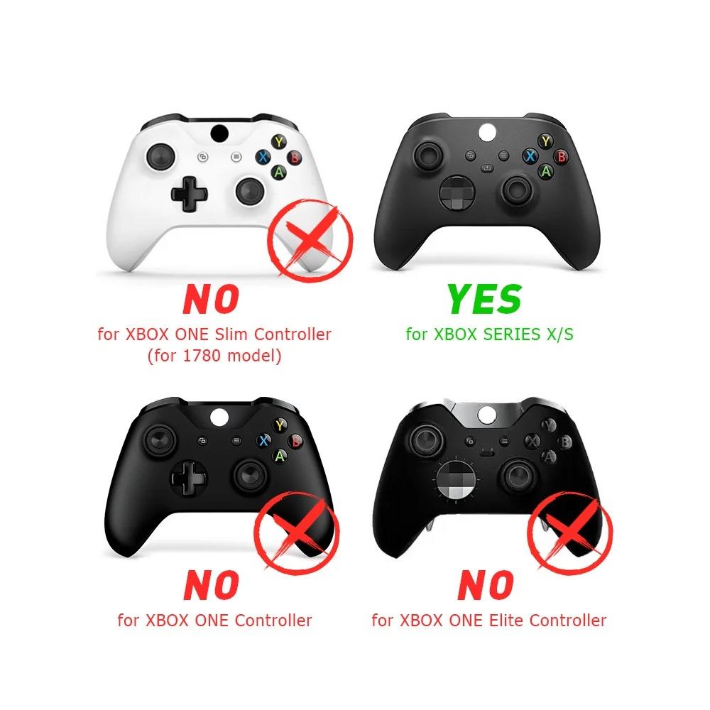 Back Cover Housing Shell for Xbox Series X S Controller Replacement Parts DIY Repair Kit Protective Case