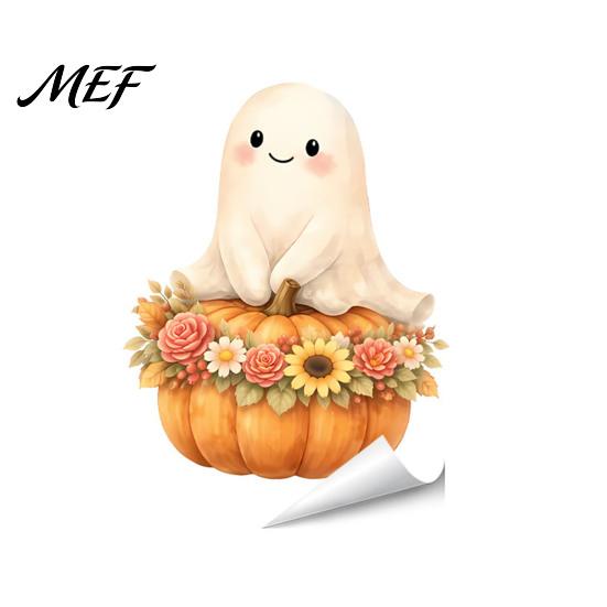 Practical Interior Decoration Items Cute Ghost Halloween Switch Plate Stickers, Removable Self-Adhesive Outlet Cover No Residue Socket Panel