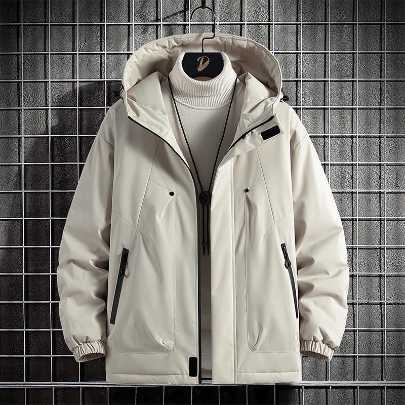 Мужская зимняя куртка с хлопковой подкладкой Plus Fat Plus Plus Size, мужская толстая и теплая хлопковая куртка с хлопковой подкладкой, зимняя куртка, верхняя одежда для мужчин