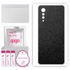 apgo Protective Skin Sticker for the Back Compatible with LG Velvet 5G UW, Wrap Film, Foil, Vinyl - Pattern Black Honeycomb