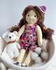 BlissfulPixie Waldorf Doll - Alice, Handmade, 30cm, Soft, Cute Plush Toy for Girls, Perfect for Kids