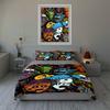 Colorful, monstrous, vibrant. Bedding Duvet cover sets Duvet covers Pillowcases gifts (1 * Duvet Cover 2 * Pillowcases, without duvet insert)
