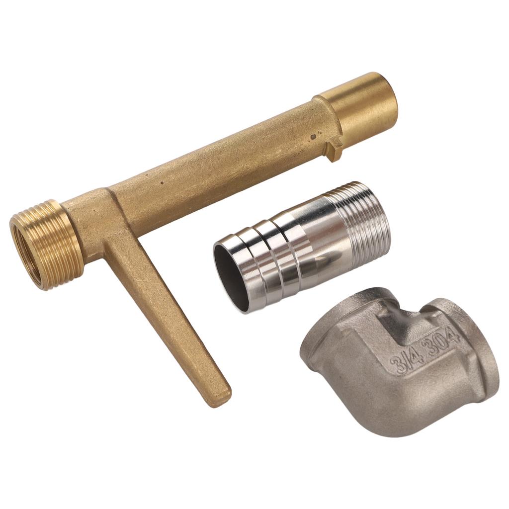 Quick Coupler Key Tool G3/4 Rustproof Leakage Proof Hose Coupling Valve Key for Garden Yard