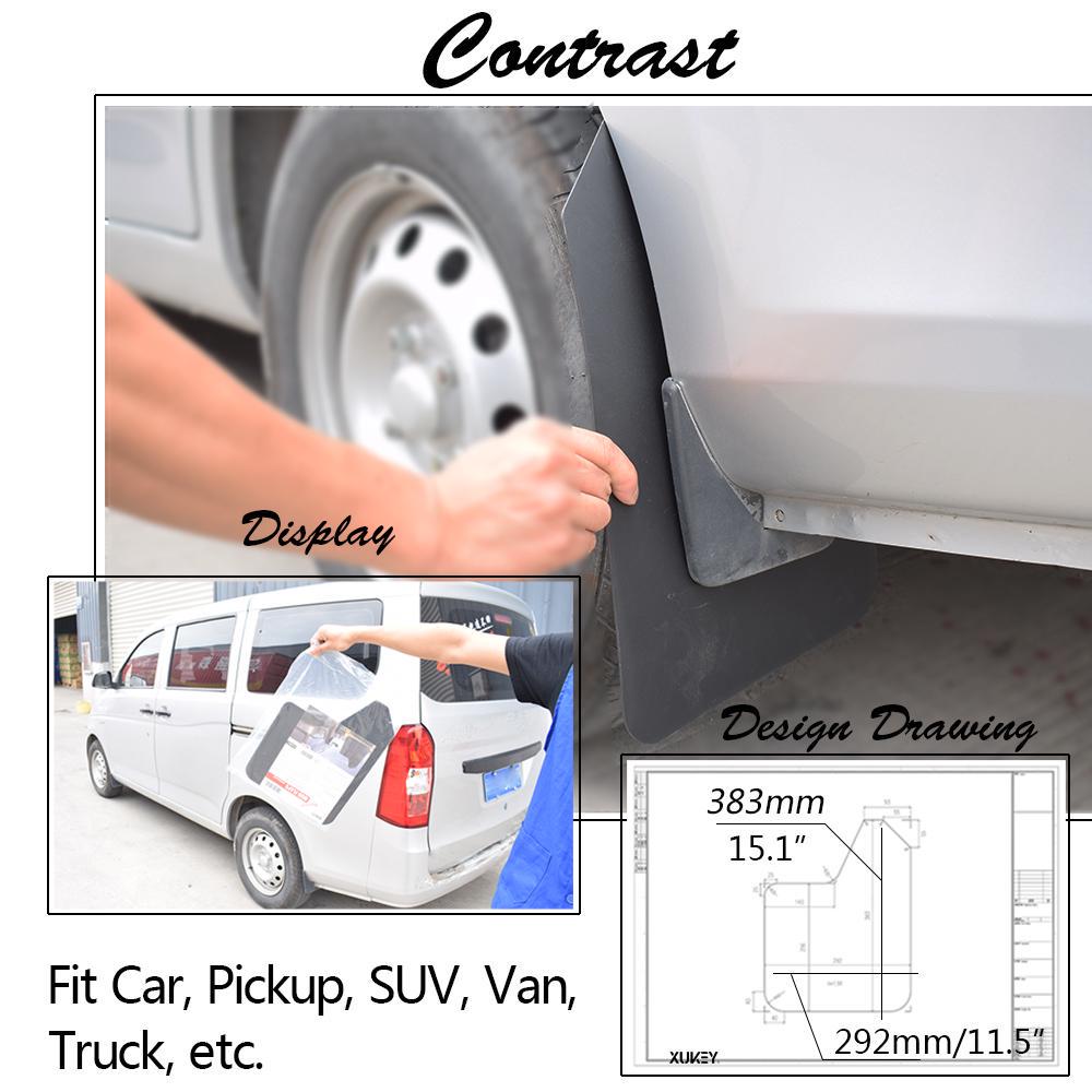 2 шт., спортивные раллийные универсальные передние и задние брызговики для автомобиля, пикапа, внедорожника, грузовика, брызговики, брызговики, грязные ловушки, расширители крыльев