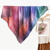 Wasteland wind gradual change color velvet 91 square scarf women's two-color different-faced scarf foreign style fashion silk scarf scarf scarf shawl