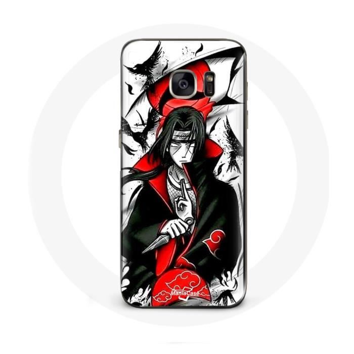 Coque pour Samsung Galaxy S7 Itachi Uchiwa Naruto Anime Teaser