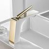 Basin Faucets Brass Elegant Gold Bathroom Sink Faucet Single Handle Washbasin Hot Cold Mixer Water Tap Crane YLS837-11