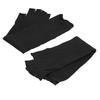 Arm Guards 45cm/17.7in Cut Resistant Half Finger Arm Sleeve for Kitchen Woodworking Gardening Black