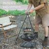 Outdoor Aluminum Alloy Grill Pan Rack Hanger Detachable Grill Vertical Tripod Grill Barbecue Bracket Camping Multifunctional Adjustable Grill