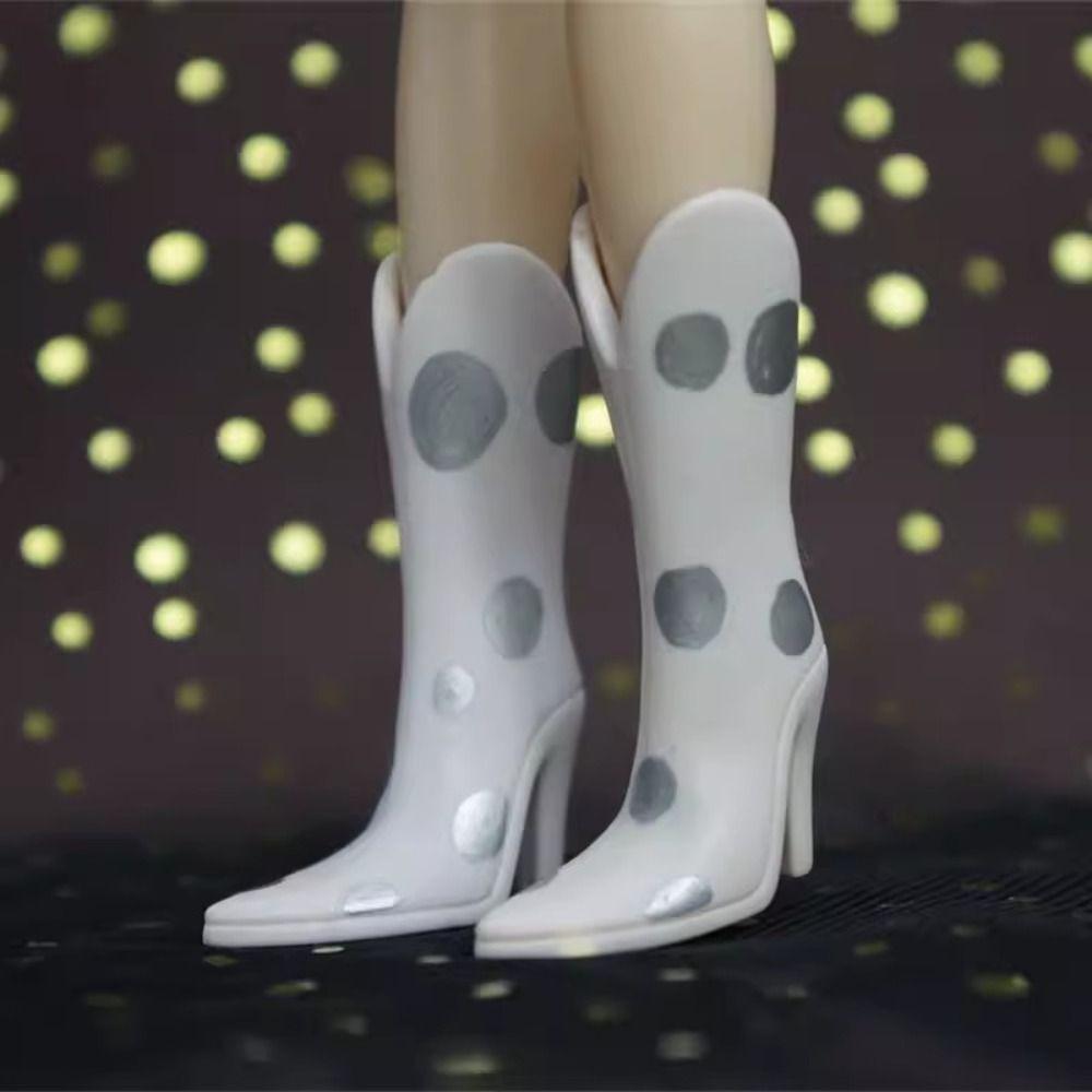 Original High Heels Shoes Quality Super Model Boots High Quality 1/6 Doll Shoes  Doll Accessories
