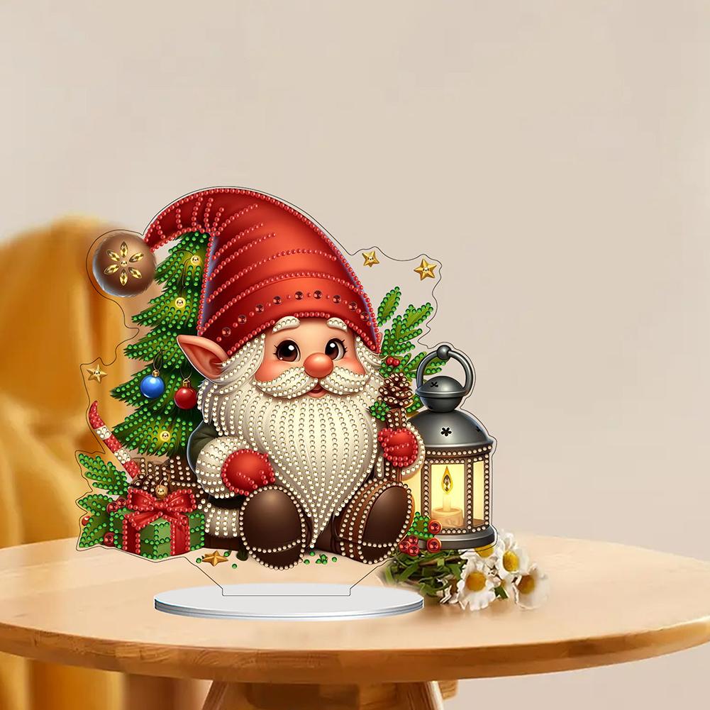 2D Flat Print DIY 5D DIY Diamond Art Tabletop Decorations Double-Sided Printed Single-Side Drill for Home Office Desktop Decor