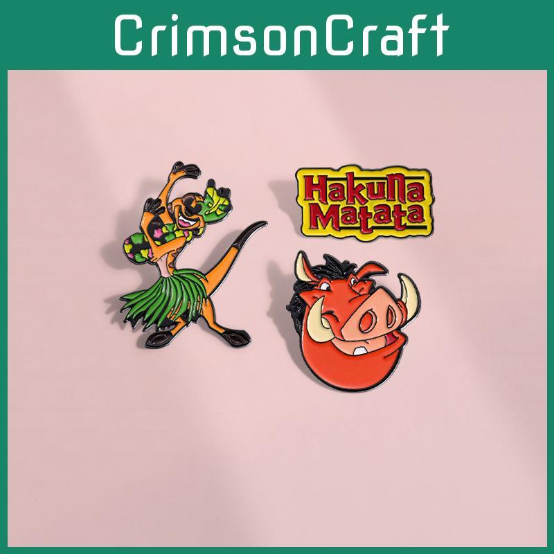 Уникальная мультяшная брошь в виде животного из сплава для стильного унисекс-украшения в летней моде 2024 года