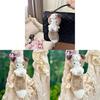 Husky Long Tail Kitty Plush Stuffed Animal Keychain Cartoon Hello Cat Backpack Ornament Gift Series 22cm